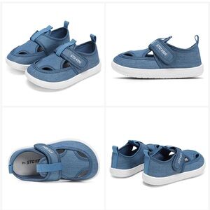 Best Blue Toddler Wide Toe Box Water Shoes